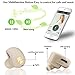 Mini Single Bluetooth Earbud,V4.1 Stereo Wireless Bluetooth Headphones with Built-in Mic,Invisible Noise Cancelling in-Ear Earphone Car Headset Fit for iPhone Samsung and Other Android Phones (Gold)thumb 1