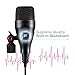 Moukey USB Microphone, Podcast Microphone with Anti-Skid Stand, Plug and Play, Retro Look, Condenser Microphone for Podcast/YouTube/Studio/Streaming/Recording/Game, Microphone for PC, Mac, Ipad