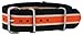 20mm Striped Black / Tan / Orange Nylon Nato Ballistic Military Watch Band Strap G-10