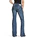 Ariat Female Trouser Mid Rise Stretch Outseam Ella Wide Leg Jean Bluebell 30