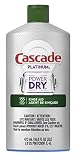 Cascade Rinse Aid Platinum, Dishwasher Rinse Agent, Power Dry, 16 ounce