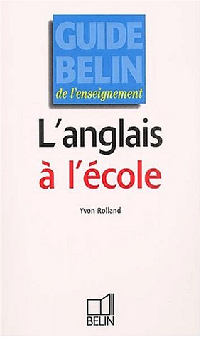 L' anglais à l'école