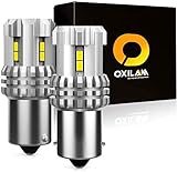 1156 LED Bulbs Reverse Light 2800 Lumens Extremely Bright BA15S 1003 1141 7506 LED Bulb Used for Backup light, Tail light, Brake light (Xenon White)