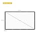 60-Inch outdoor Projector Screen Home Theater/Cinema or Presentation Platform - 16:9 Portable Tabletop Projector Screen - Suitable for HDTV/Sports/Movies/Presentations (60 inch)