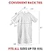 TALVANIA Hospital Gown - Unisex Patient Gowns - Back Tie - Fits up to XXL (1 Pack)