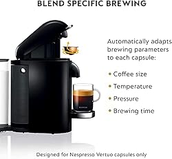 Nespresso VertuoPlus Coffee and Espresso Machine by