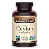 Organic Ceylon Cinnamon (100% USDA Certified) Supplement, 90 Capsules