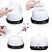 OKACHI GLIYA Essential Oil Diffuser 200ml Aromatherapy Cool Mist Aroma Humidifier (Up to 6H Use, Mist Control, Waterless Auto Shut-Off, 3 Timer Settings, 7 Color LED Lights, Dark Wood Grain, BPA-free)