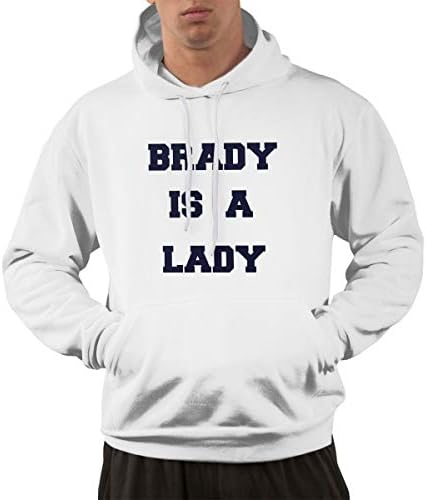 Men's Fashion Hoodies England Brady is A Lady Casual Sweatshirt