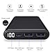 Portable Charger 24800mAh High Capacity Power Bank Enhanced External Battery Packs Charger Dual Output with LCD Digital Display Charging Portable Phone Charger for Smartphone, Android,Tablet and More