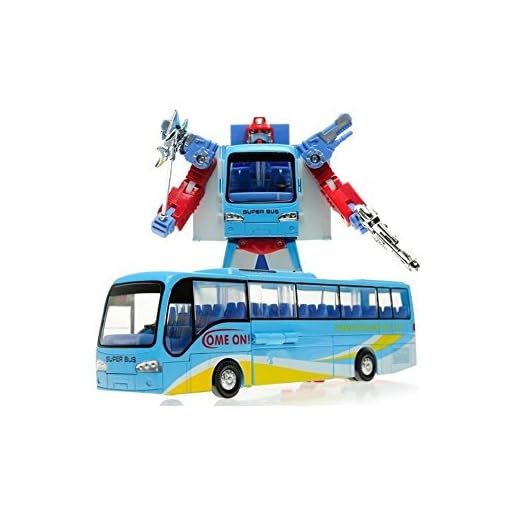 Mallya Transformers Distortion Bus Changer Transform Into Bus Action Figure Toy