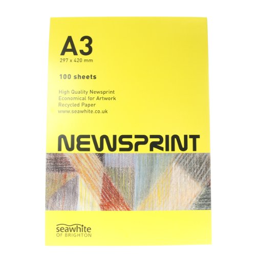 Canson Paper Biggie Jr. Newsprint Paper Pad 18inch x 24inch, 50