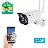 FREDI Wireless Security Camera,720p WiFi Wireless IP Security Bullet Camera(Weatherproof)