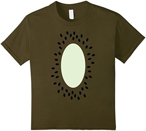 Kids Halloween Kiwifruit Shirt Fruit Funny Kiwi Group Costume 10 Olive
