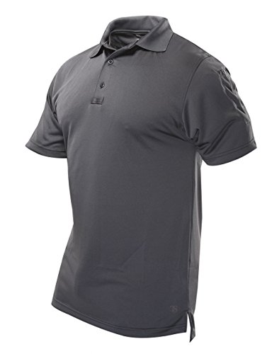 Tru-Spec Men's 24-7 Series Short Sleeve Performance Polo Shirt Extra Large (2Xl Charcoal Grey 5XL