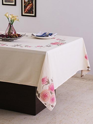 Table Cloth, Rectangular 60x90 inches Table Cloth, 100% Cotton, Machine Washable clothes, Unique Design Romeo &amp; Juliet by Mayfluers