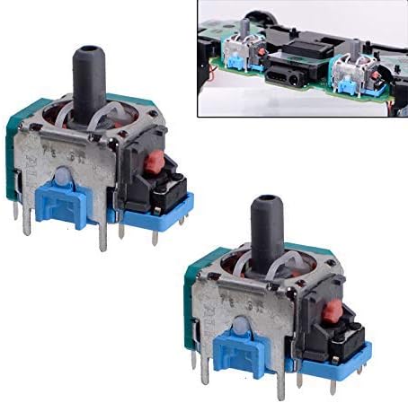 2 x Analog Sensor Module 3D Joysticks for Sony PS4 Dualshock 4 Playstation 4 DS4 and Xbox One Controller Repair Part
