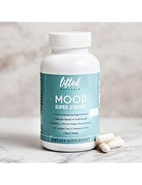 Probiotic - Mood Super Strains - Psicobiotic for Anxiety and Depression - Histamine-Free-Featuring L. Rhamnosus GG