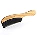 Breezelike Hair Comb - Fine Tooth Natural Sandalwood Buffalo Horn Comb - No Static Detangling Wooden Comb for Women, Men and Kids