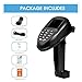 TroheStar Barcode Scanner 1D Wireless and Collector Portable Data Terminal Inventory Device Bar Code Reader PDT with TFT Color LCD Screen & USB Cradle Receiver Charging Base