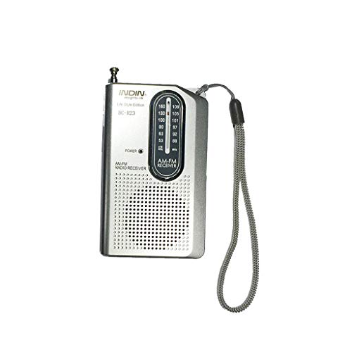 jiumoji Portable Travel Radio Handheld Pocket AM/FM Transistor Radio-Battery Powered with Earphone Jack - Thumbnail 6