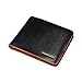 ABC New Fashion Cool BOY Men's Leather Bifold Credit/id Cards Holder Slim Wallet (Brown+Black)