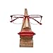 The StoreKing Valentine's Day Gifts Wooden Handmade Red Lip Shaped Eyeglass Spectacle Holder Display Stand for Girls Women Office Desk Home Décor Gifts