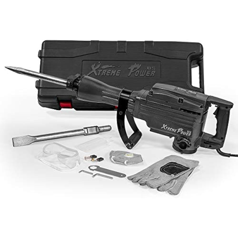 XtremepowerUS Heavy Duty Electric 2200 Watt Demolition Jack Hammer