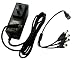 Night Owl Security SPF-CAMP-2A Camera Adapter with 4-Way Power Splitter, Black primary