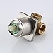 KES Wall Mount Bathroom Faucet Waterfall Lavatory Sink Faucet Single Handle Lead-Free Brass Body and Stainless Steel Extra Wide Fallingwater Spout Brushed Nickel, LN3200-BN