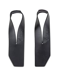 Stoic Olympic Lifting Wrist Straps Genuine Leather - Quick On Off - Grip Assistance for Powerlifting, Bodybuilding, Weight Lifting, Training