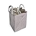 Martha STEWART MTS-MLB1-MPL 48-Gallon Multi-Purpose Reusable Heavy Duty Garden Tote Bag, Slate