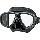 Tusa CEOS Scuba Diving Mask M-212QB-BK - Black