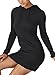 FARYSAYS Womens Casual Sweatshirt Long Pullover Hoodie Dress