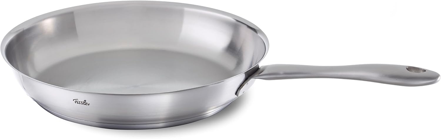フィスラー フライパン 24cm カターニャ (2~3人用 / ガス IH 対応/オーブン 食洗機 対応) ステンレス オールステンレス (深型/熱に強い/こげつかない) シルバー Fissler 【日本正規販売品】081-353-24-100商品画像
