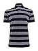 Nautica Men's Classic Fit Striped Pique Polo Shirt