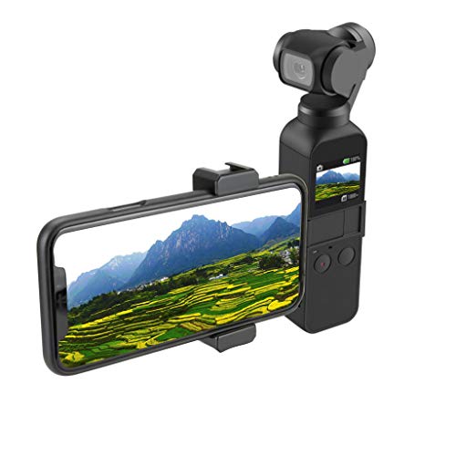 Multi-Function Mobile Phone Holder for DJI OSMO Pocket, Elevin(TM) OSMO Accessories Smartphone Holder Mount Bracket for DJI OSMO Pocket Gimbal