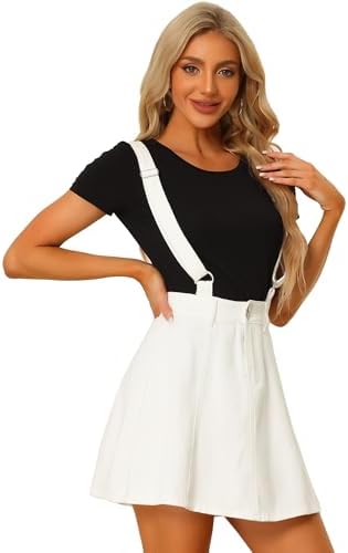 Amazon.com: SOLY HUX Women's Braces Skirt Pleated A Line Mini