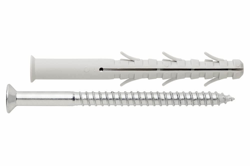 Index tc6 a08100 – Six Wings + Nylon Dowel Screw Screw Wood Countersunk Head 8 x 100