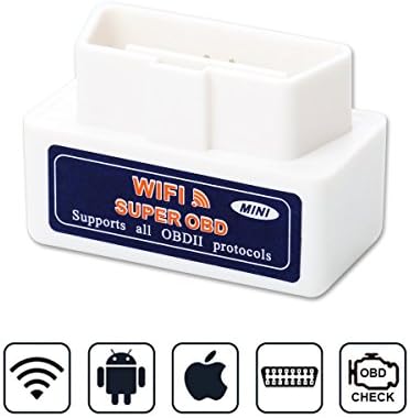 SHISHUO Wifi OBD2 Scanner Adapter - IOS or Android, Car Checking Engine Diagnostic Code Reader Scan Tool