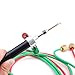CISNO Jewelry Micro Mini Gas Little Torch Welding Soldering Gun kit with 5 tips for Oxygen Cylinders