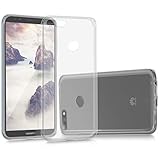 kwmobile Crystal Case for Huawei Y7 (2018)/Y7 Prime (2018) - Soft Flexible TPU Silicone Protective Cover - Transparent