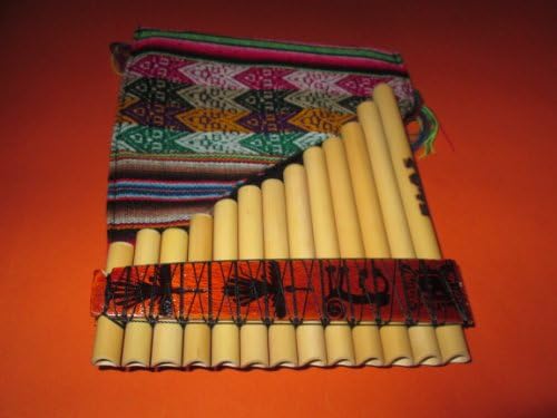 Professional Small Antara 13 Pipes Nazca Design Case Included - Item in USA