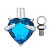 Lantern Low December Birthstone Heart Urn Necklace for Ashes Cremation Jewelry Memorial Keepsake Pendant
