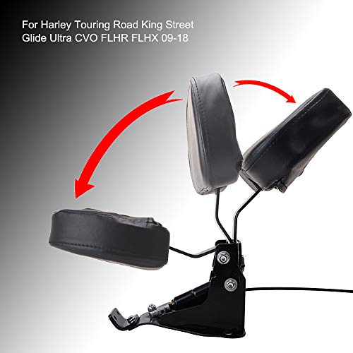 Detachable Adjustable Sissy Bar With Backrest For Harley Davidson Touring Road King Street Glide Electra Glide Ultra CVO FLHR FLHX FLTRX 09-18 Mounting Set - Thumbnail 5