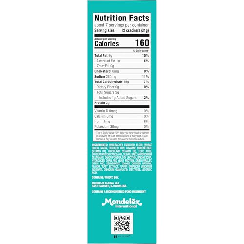 CHICKEN IN A BISKIT RANCH BAKED SNACK CRACKERS, LUNCH SNACKS, 7.5 OZ