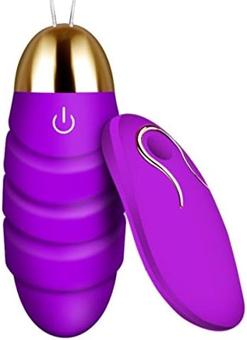 USB Charge Wireless Remote Control Waterproof Vibrating Relaxation Tension Relief Muscle Stress with 10 Powerful Speeds &amp; Astonishing Vibration Mode (PURPLE)