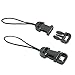 Foto&Tech 2 Pieces Quick Release QD Loop Connector for Camera Neck Strap Compatible with Fujifilm Samsung Sony Olympus Panasonic Canon Nikon Pentax Compact Camera, Point-and-Shoot Camera (Style A)