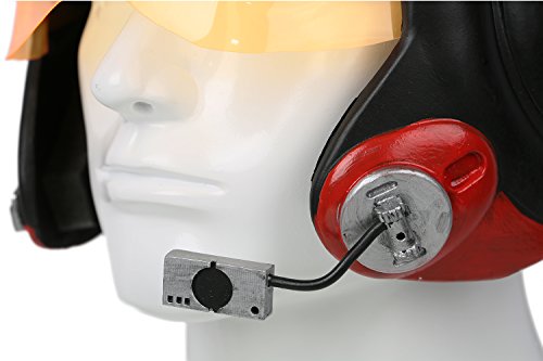 Xcoser Dameron Helmet Deluxe Poe Cosplay Mask X-Wing Teens Adult SW Costume Props
