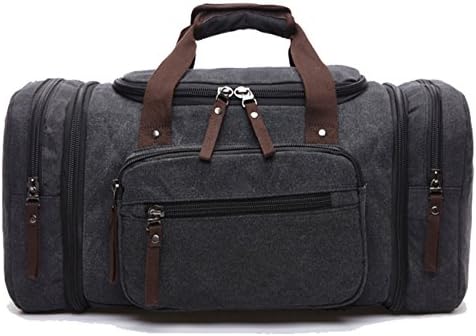Berchirly Oversized Canvas Bags Travel Tote Bag holdalls Luggage for Sports Clothing